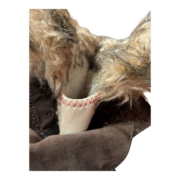 Sorel Joan of Arctic Boots Faux Fur Brown Waterproof Insulated Winter 7 Snow - Picture 8 of 10